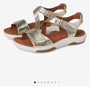 Cobb Hill Fiah Gold Sandals-New